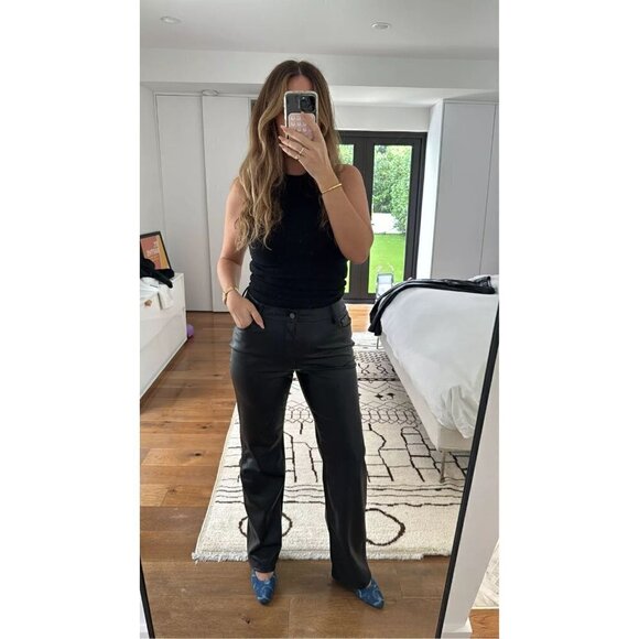 AGOLDE Recycled Leather Fitted 90's in Detox Size US 29 - Picture 14 of 16